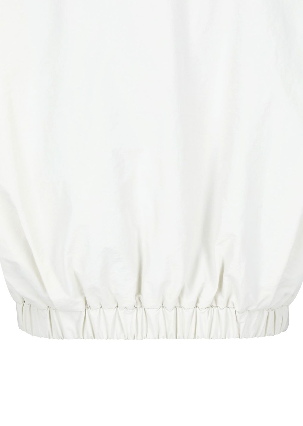 padded cotton nylon jumper, ecru