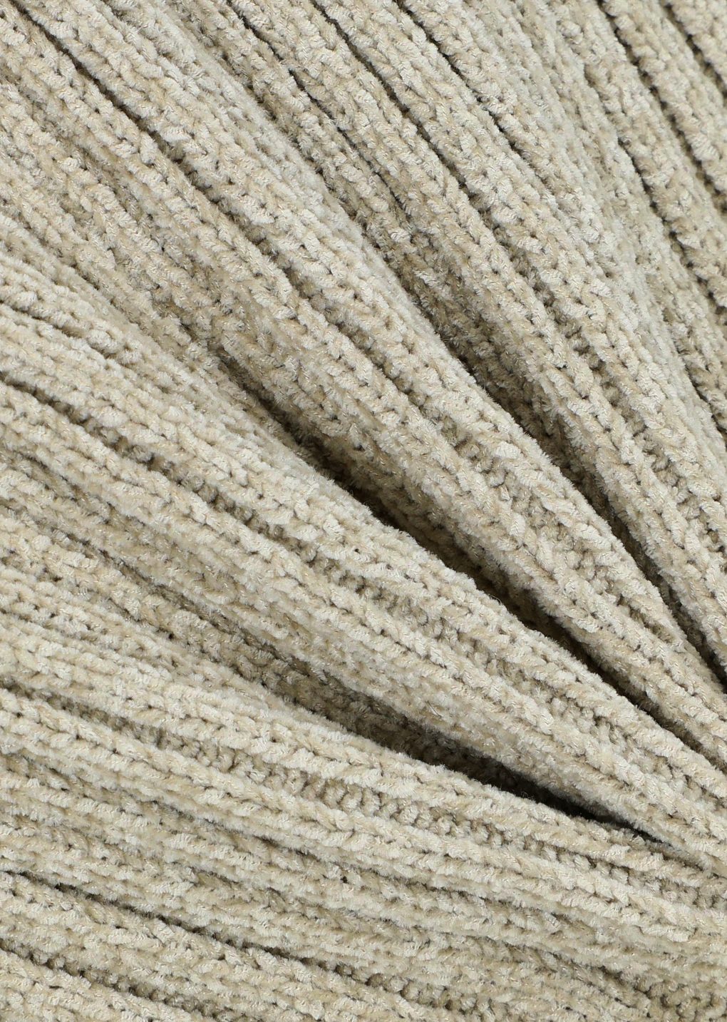 ribbed velvet knit top, beige