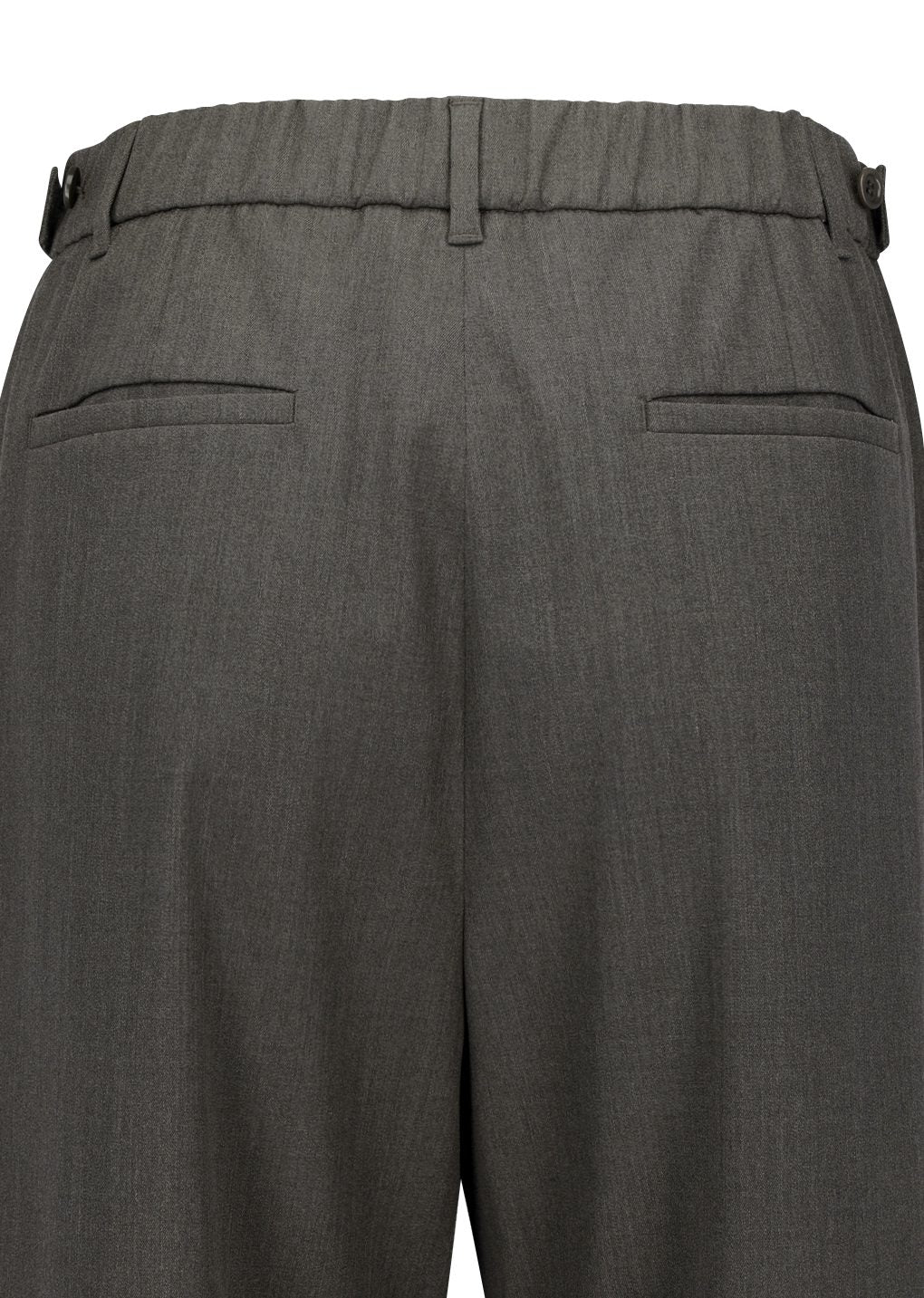 wool banding pants, brown