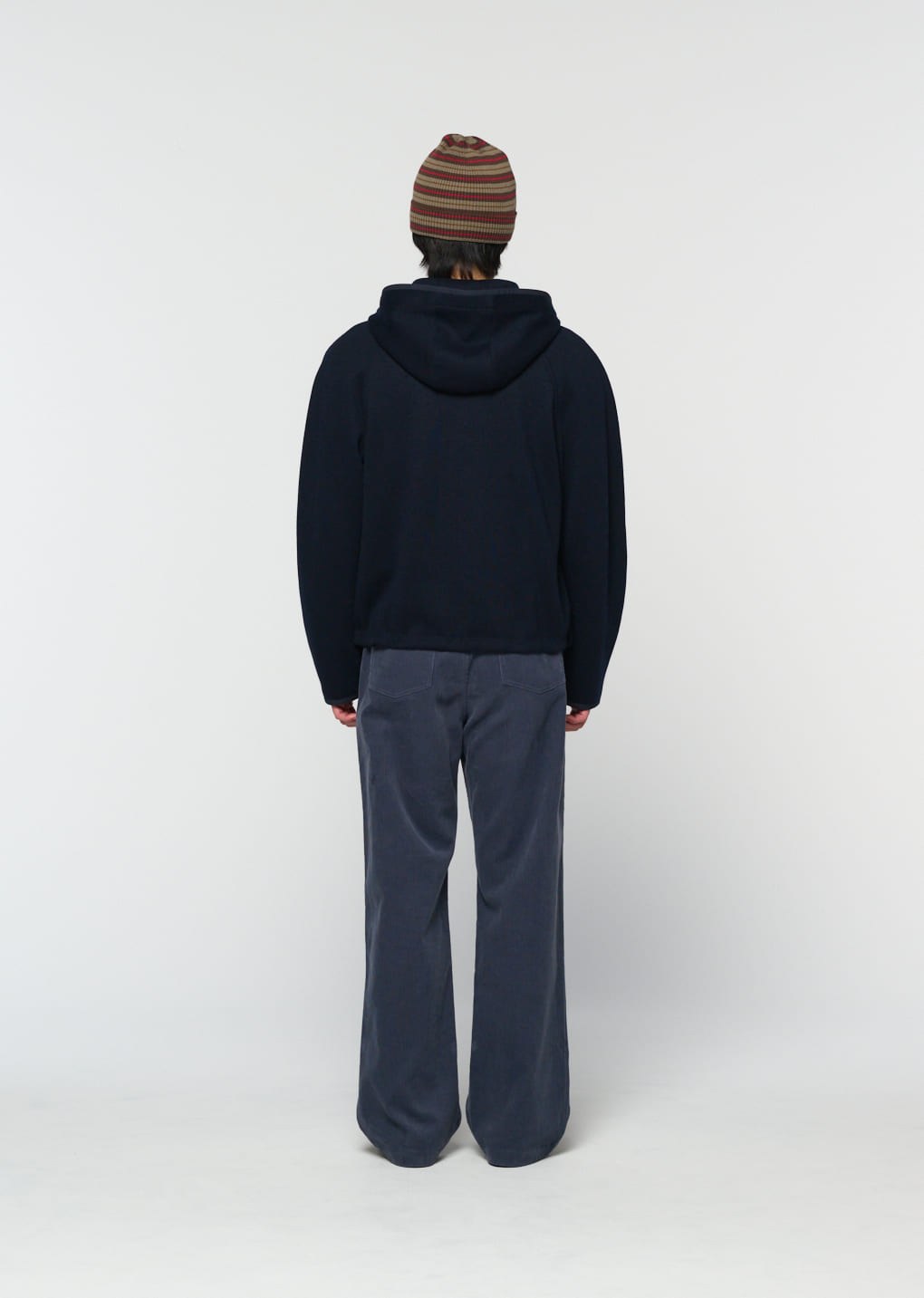easy wool jumper, navy