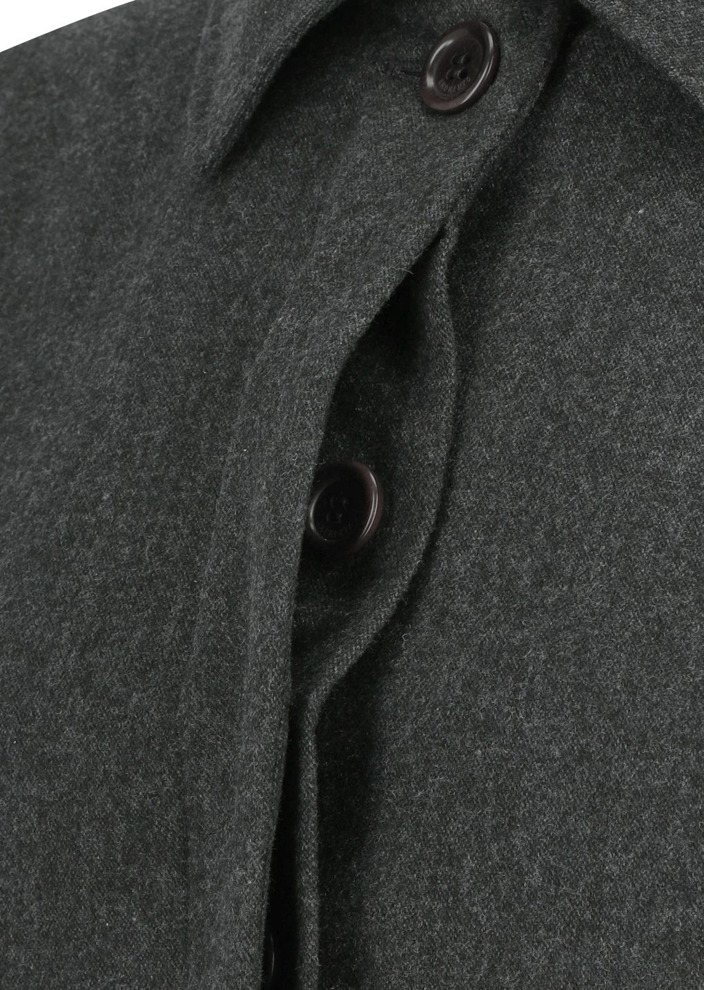 padded wool jacket, charcoal