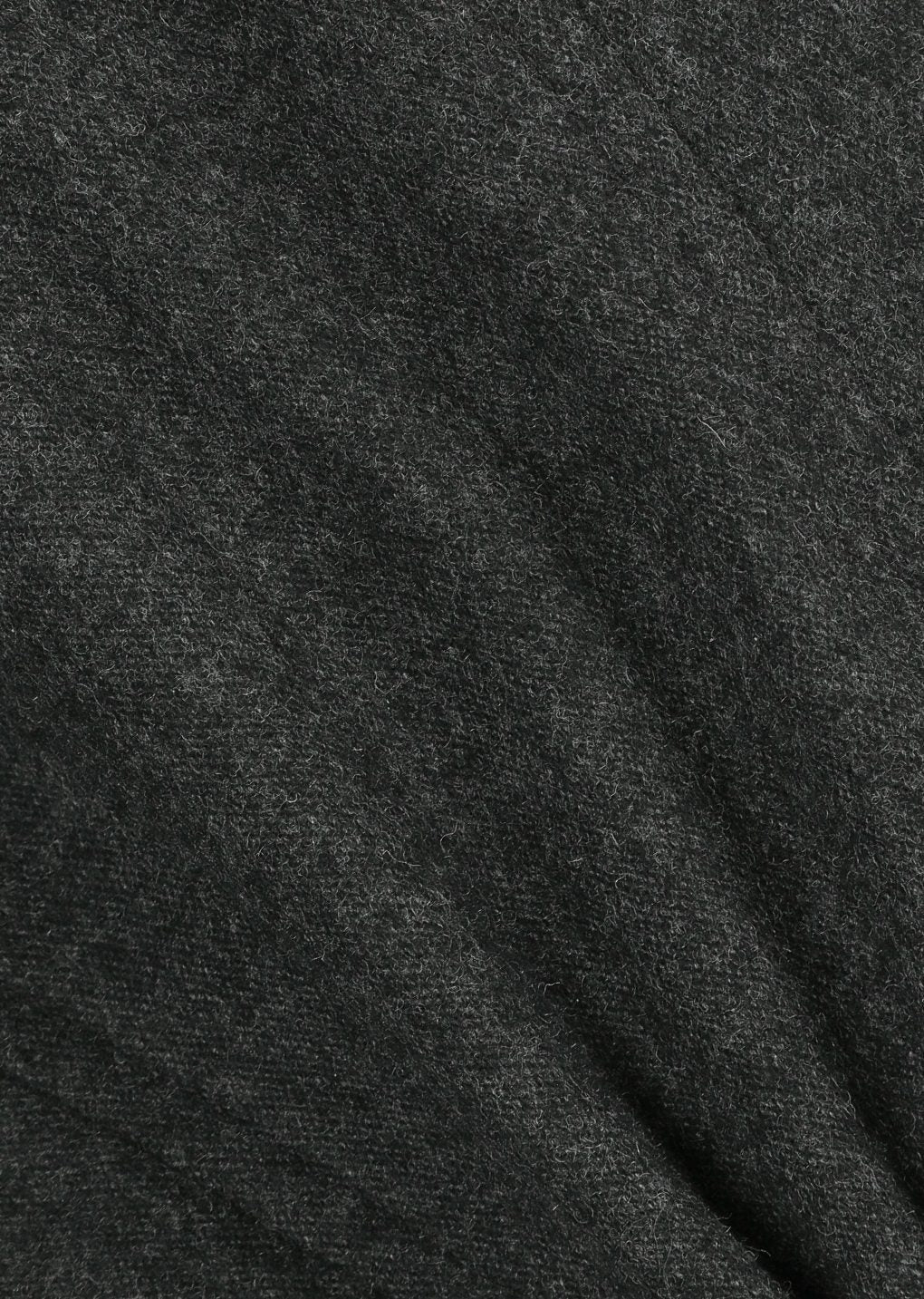 padded wool jacket, charcoal