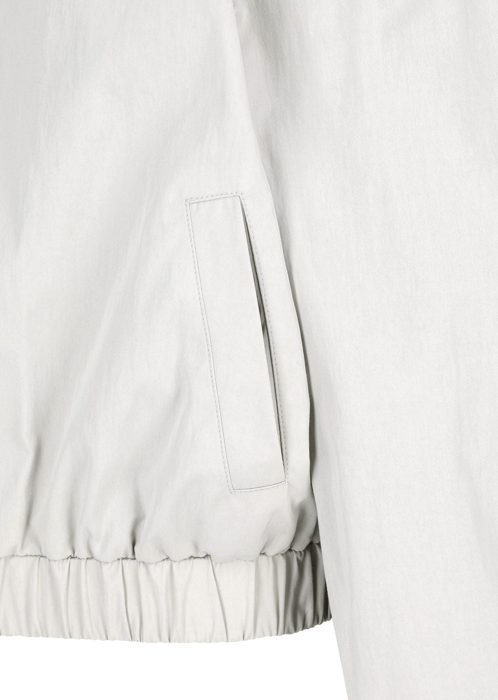cotton nylon blouson, beige