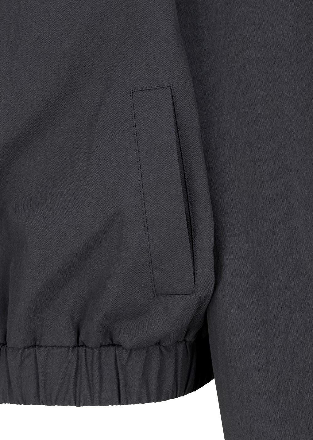 cotton nylon blouson, charcoal