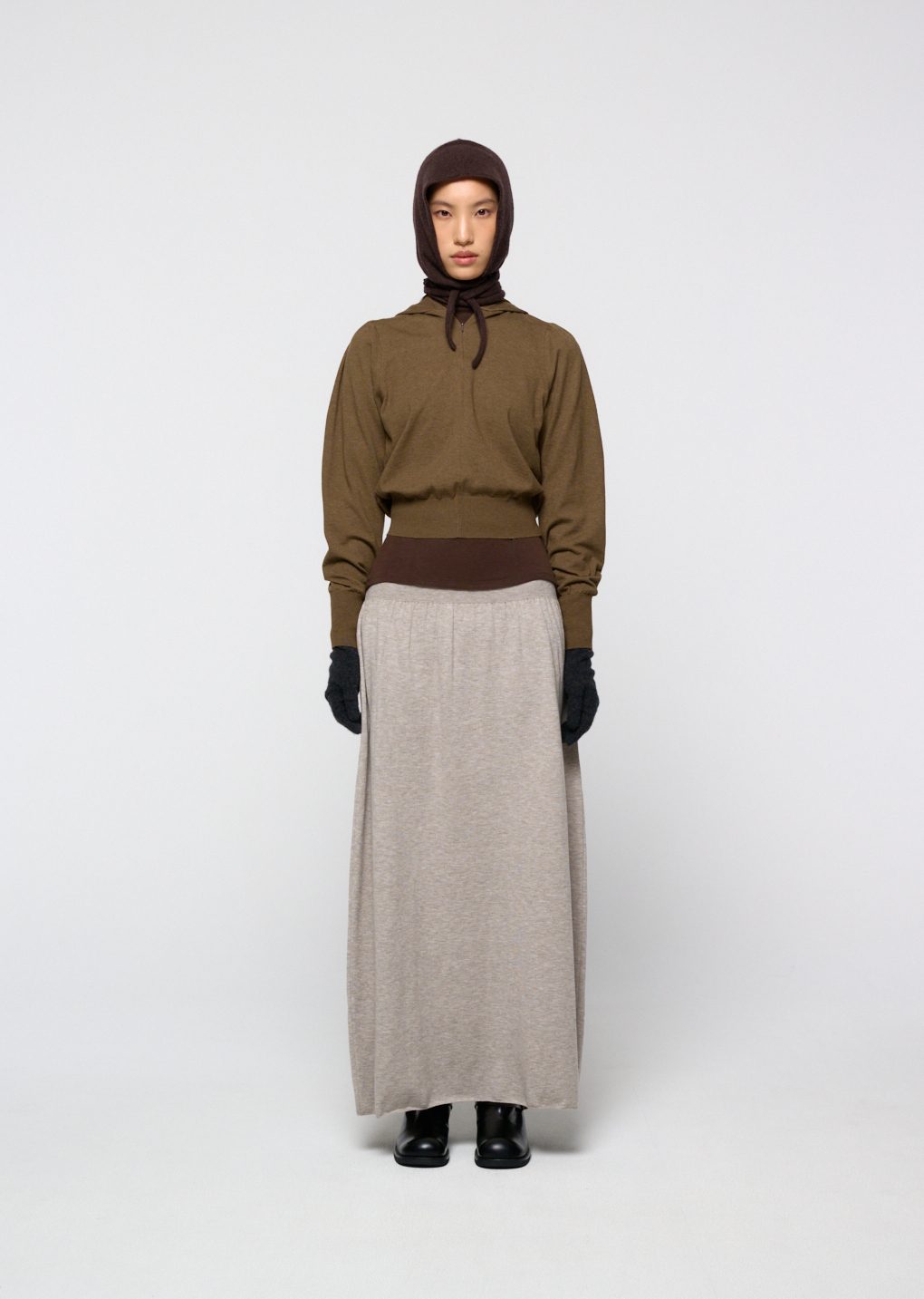 belt long boots, black