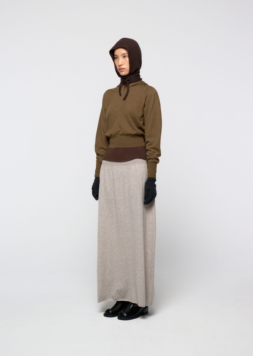belt long boots, black