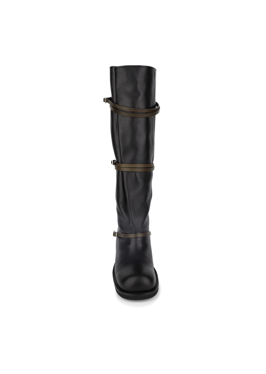 belt long boots, black