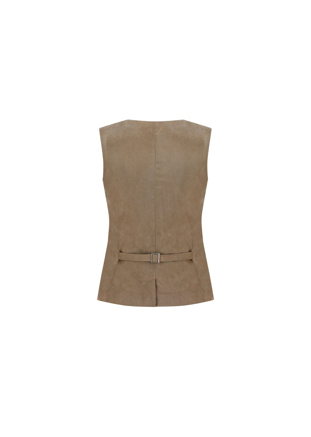 stripe pocket vest, beige