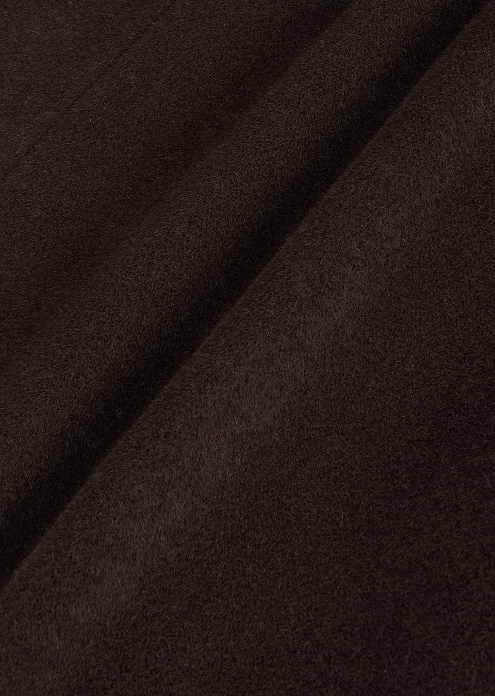 single maxi long coat, brown