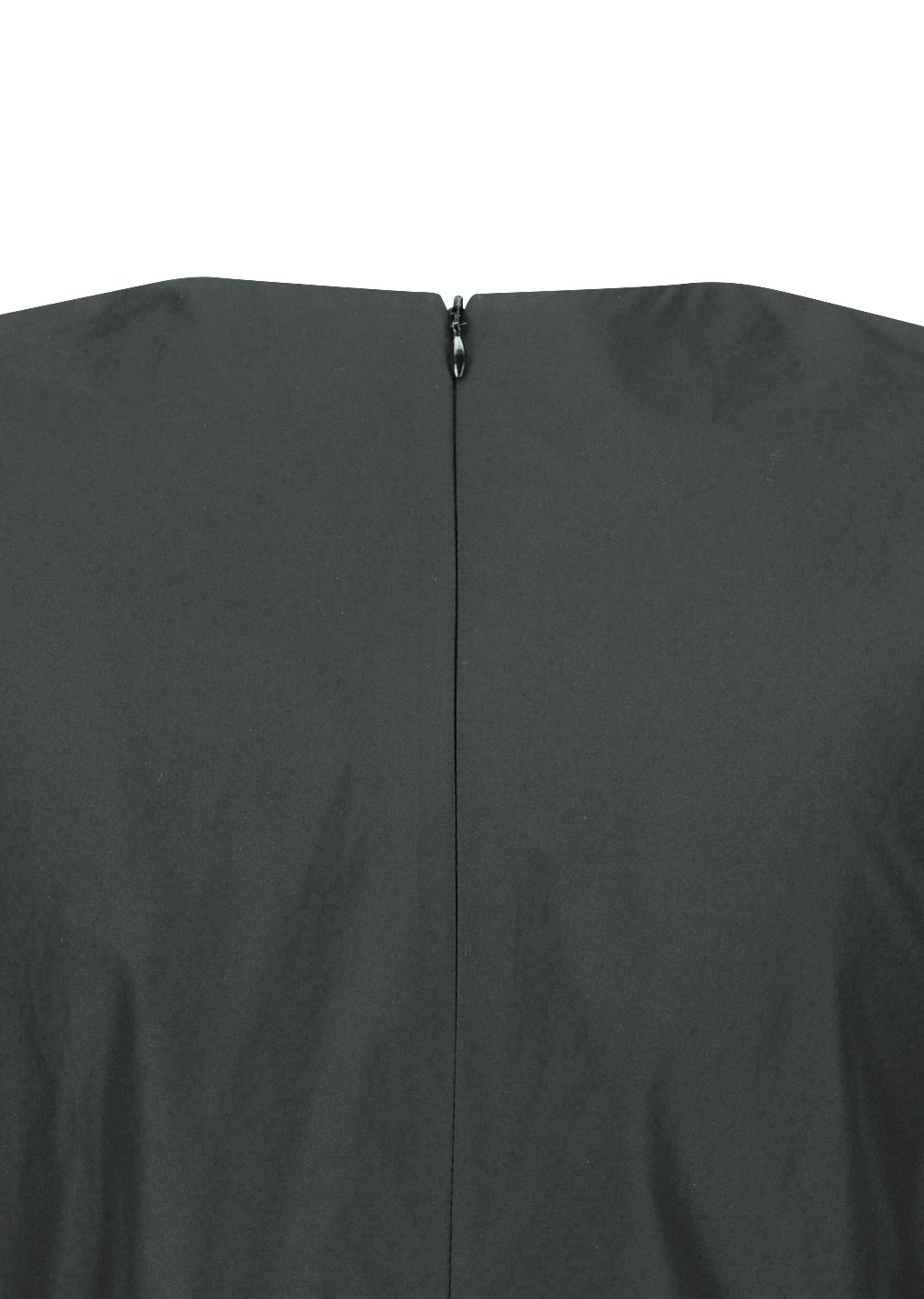 silk taffeta dress, black