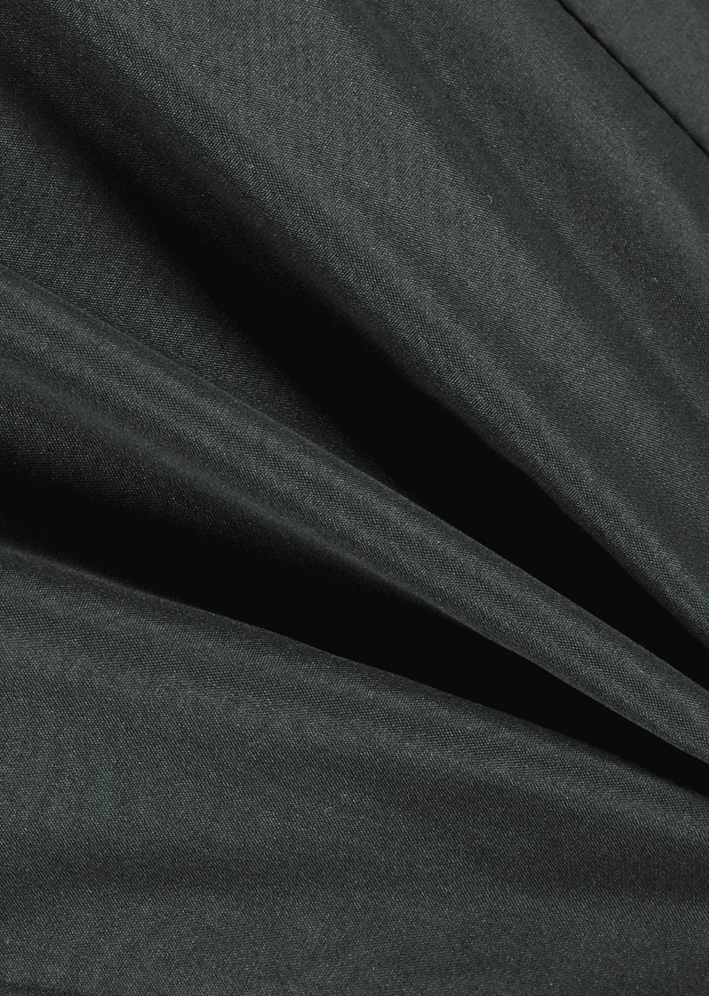 silk taffeta dress, black