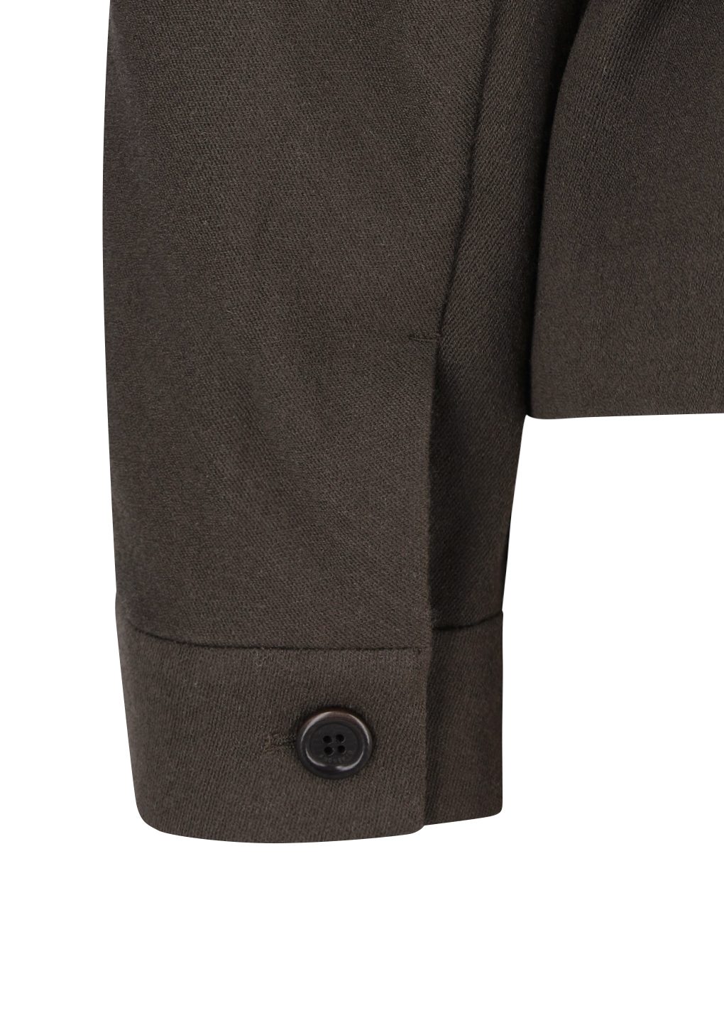 belted wool jacket, brown