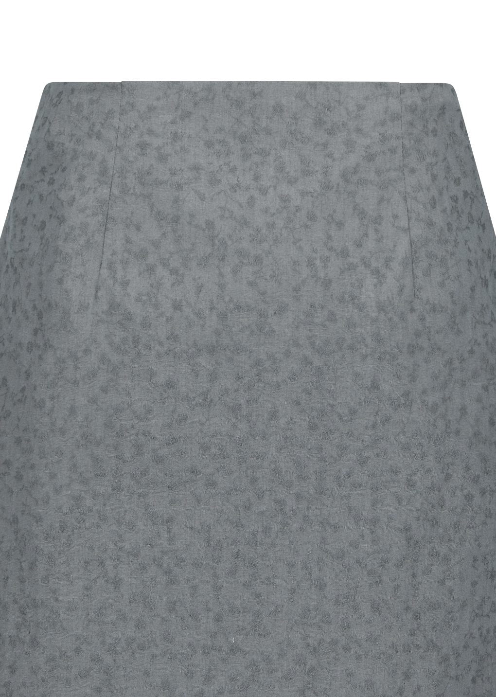 floral pencil skirt, grey
