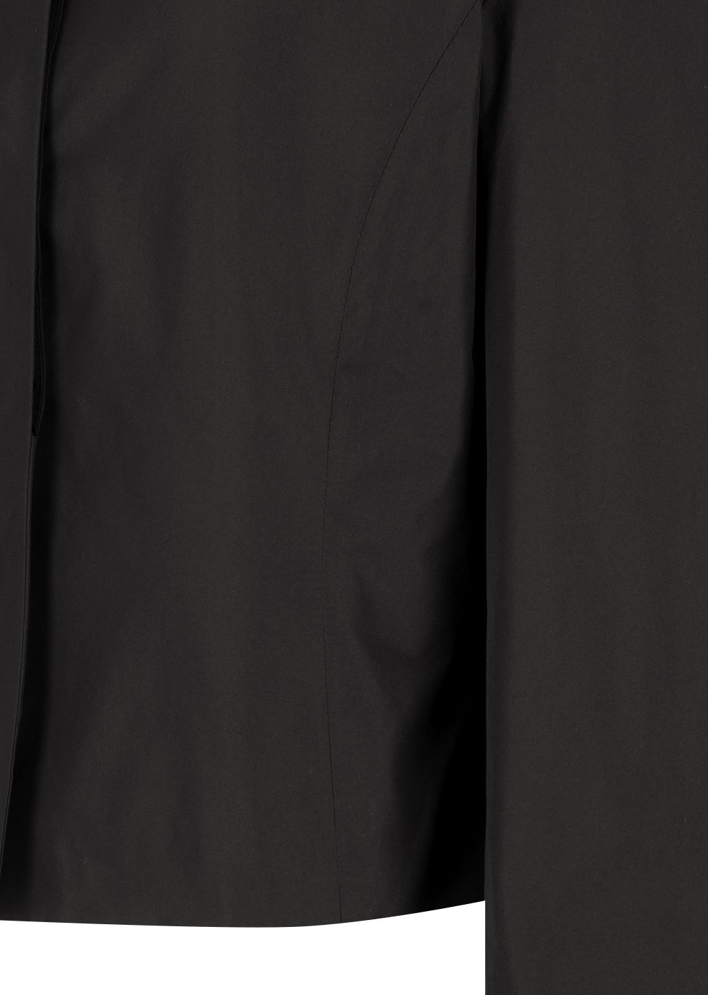 silk taffeta jacket, black