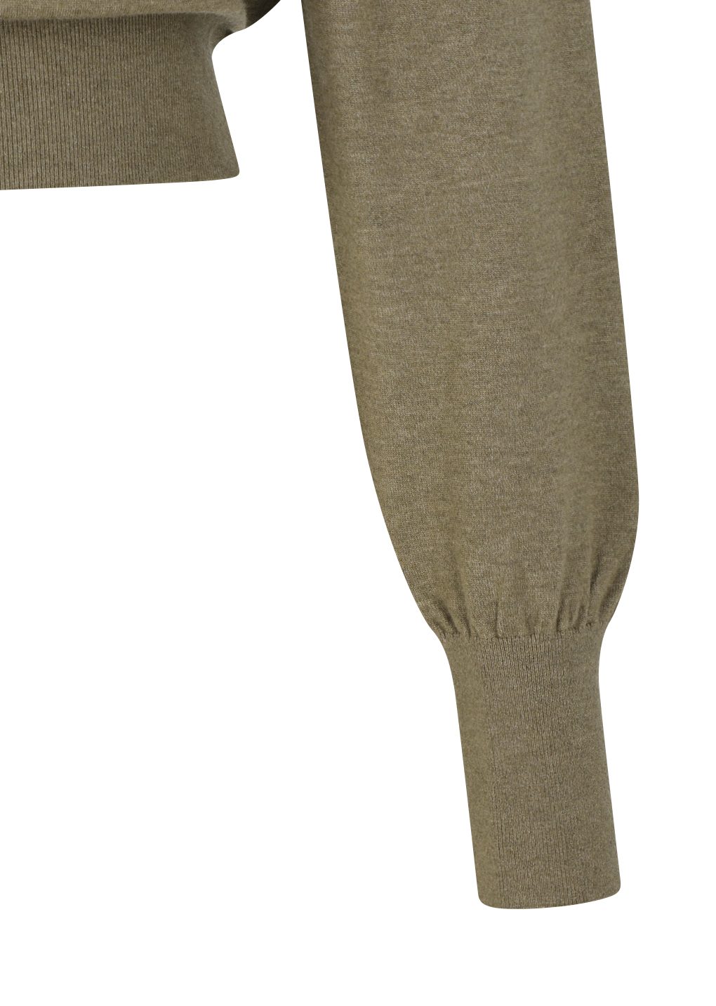 shirring half zip up knit hoodie, khaki