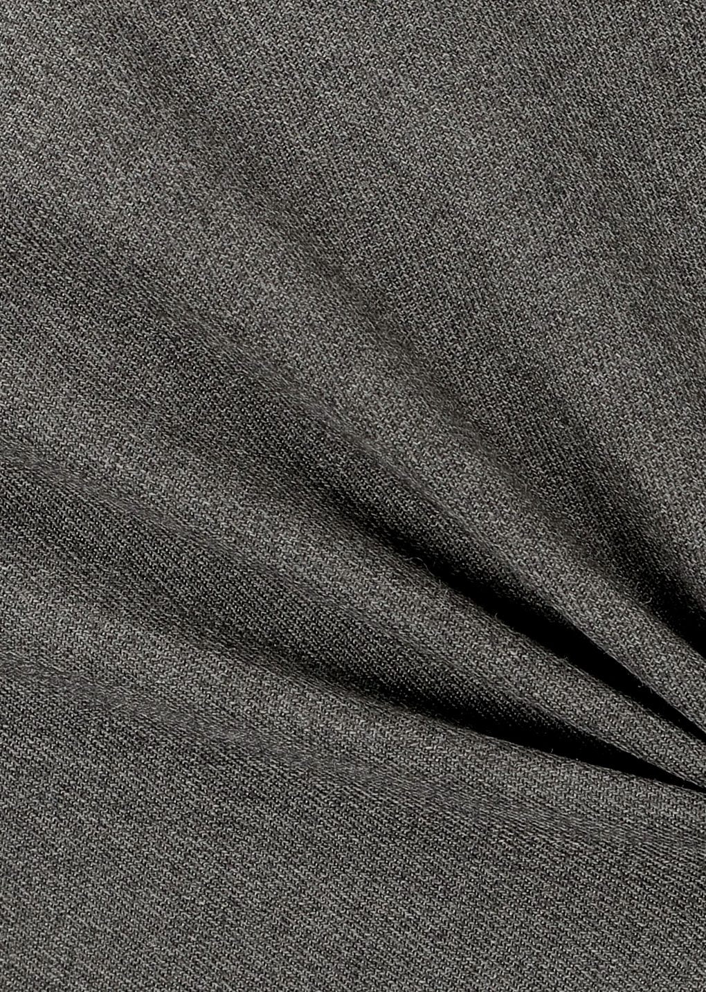 wool pencil skirt, brown