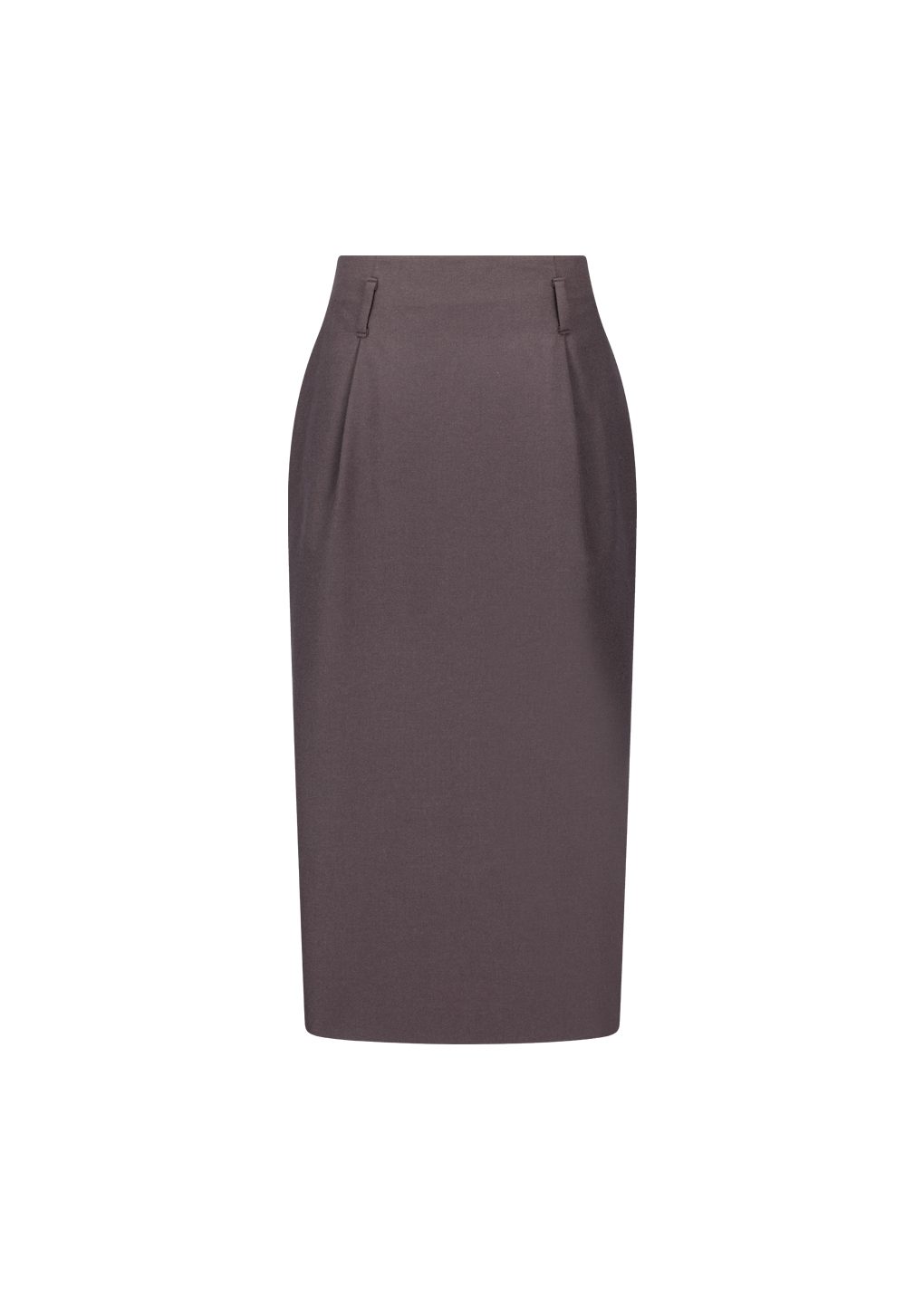 wool pencil skirt, burgundy