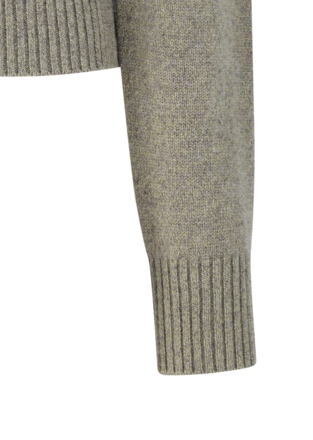 wool button up collar cardigan, khaki