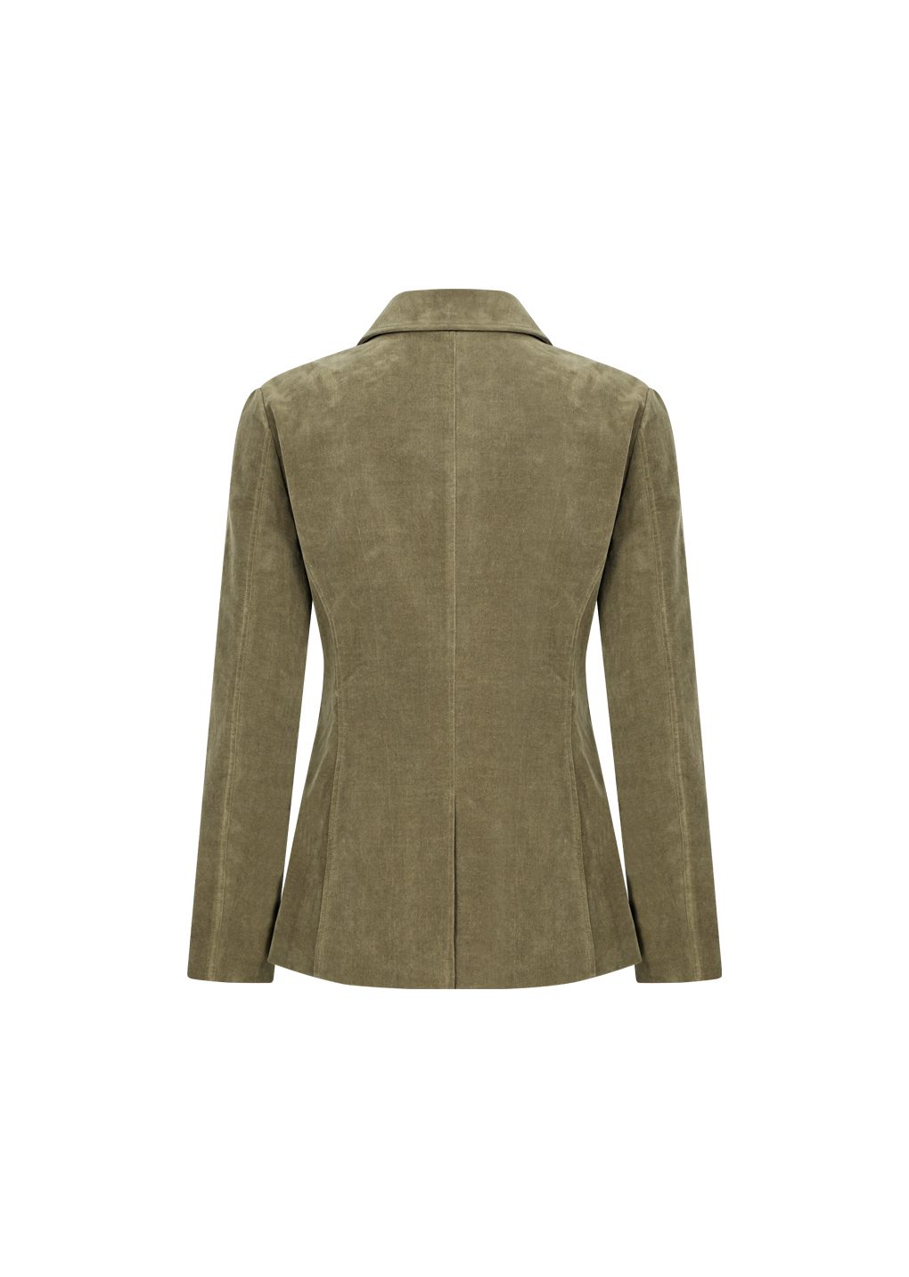velvet jacket, khaki