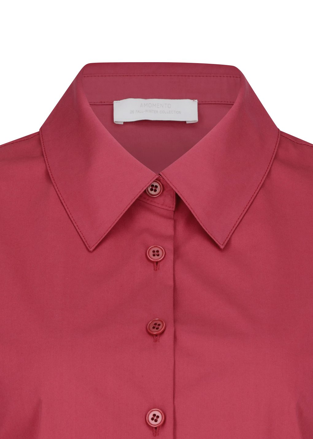 slim shirt, red