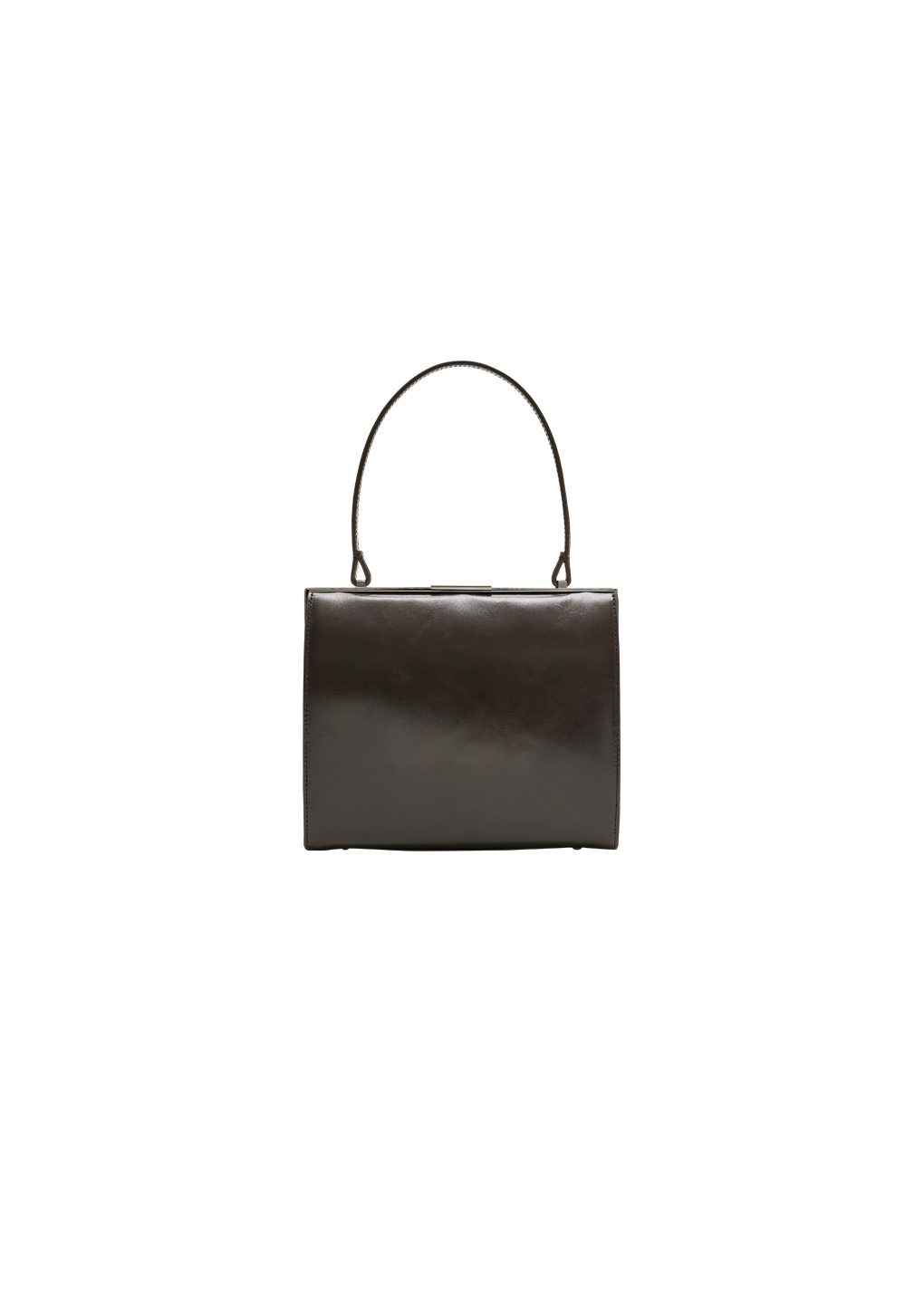 classic frame bag, khaki brown