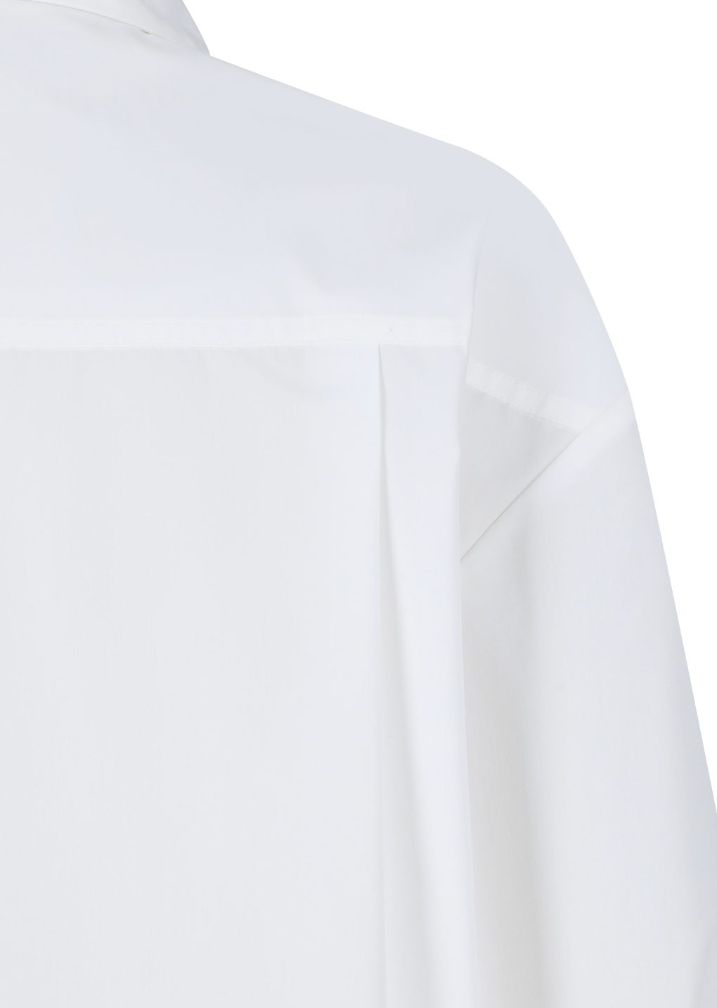 basic oversized shirt, white