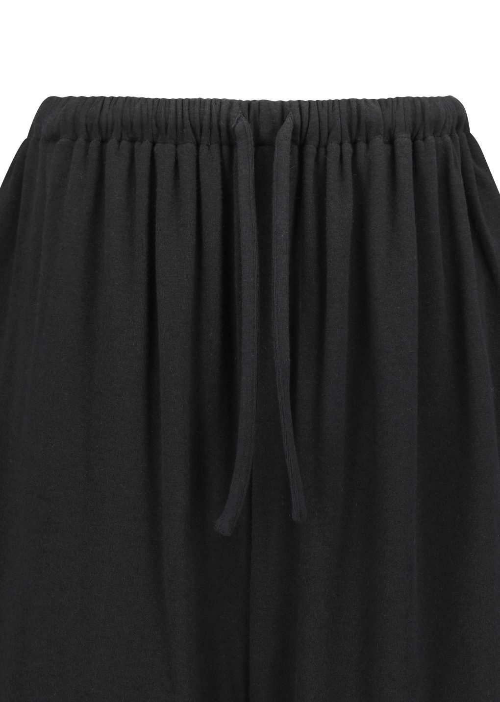 jersey banding pants, black