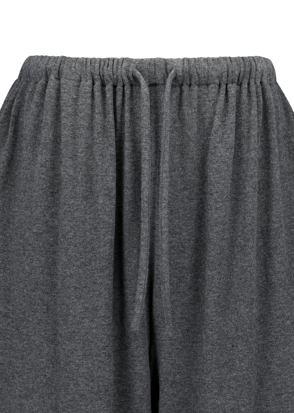 jersey banding pants, charcoal