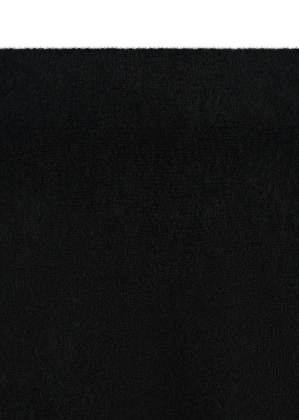 hairy culotte pants, black