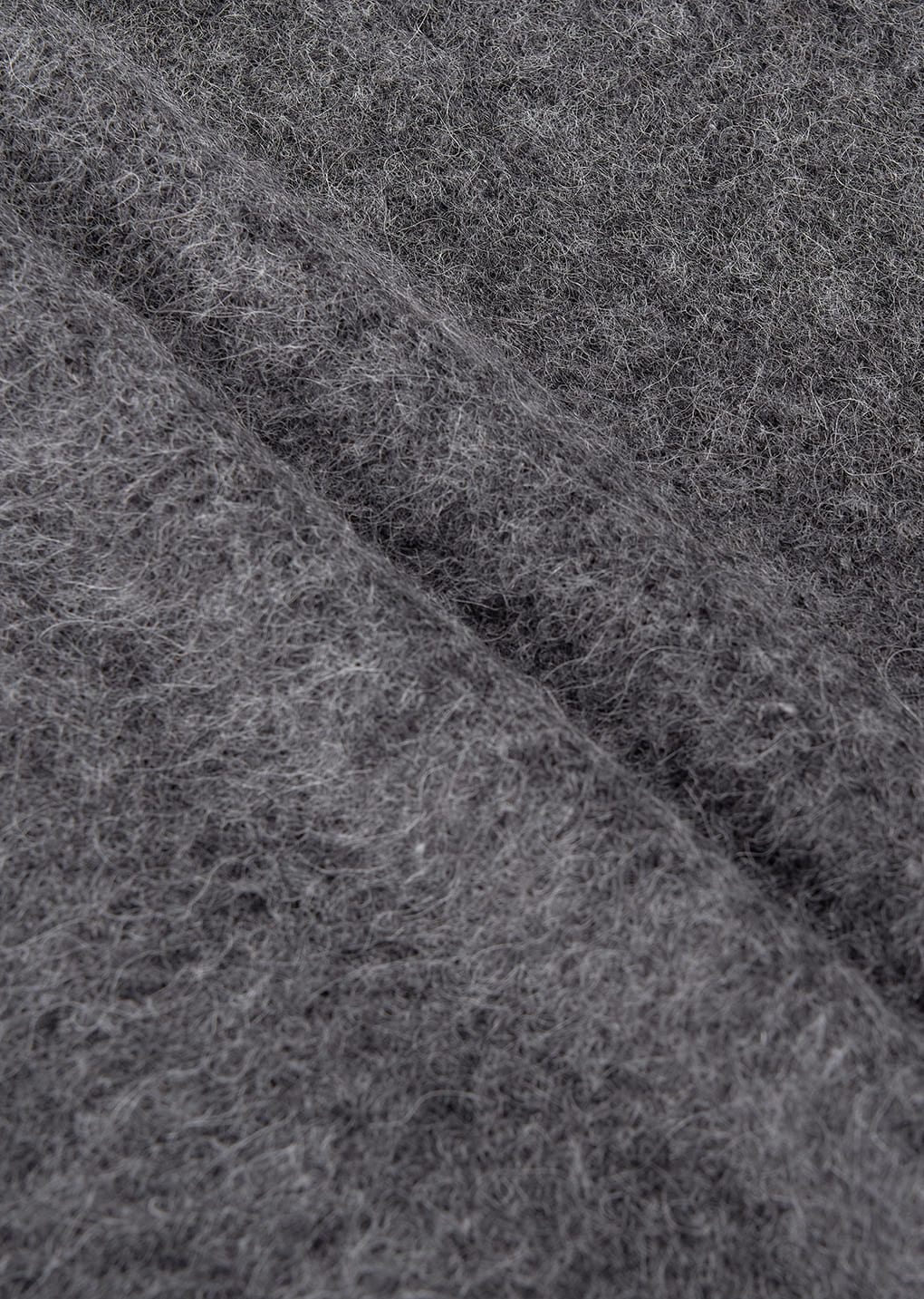 hairy culotte pants, charcoal