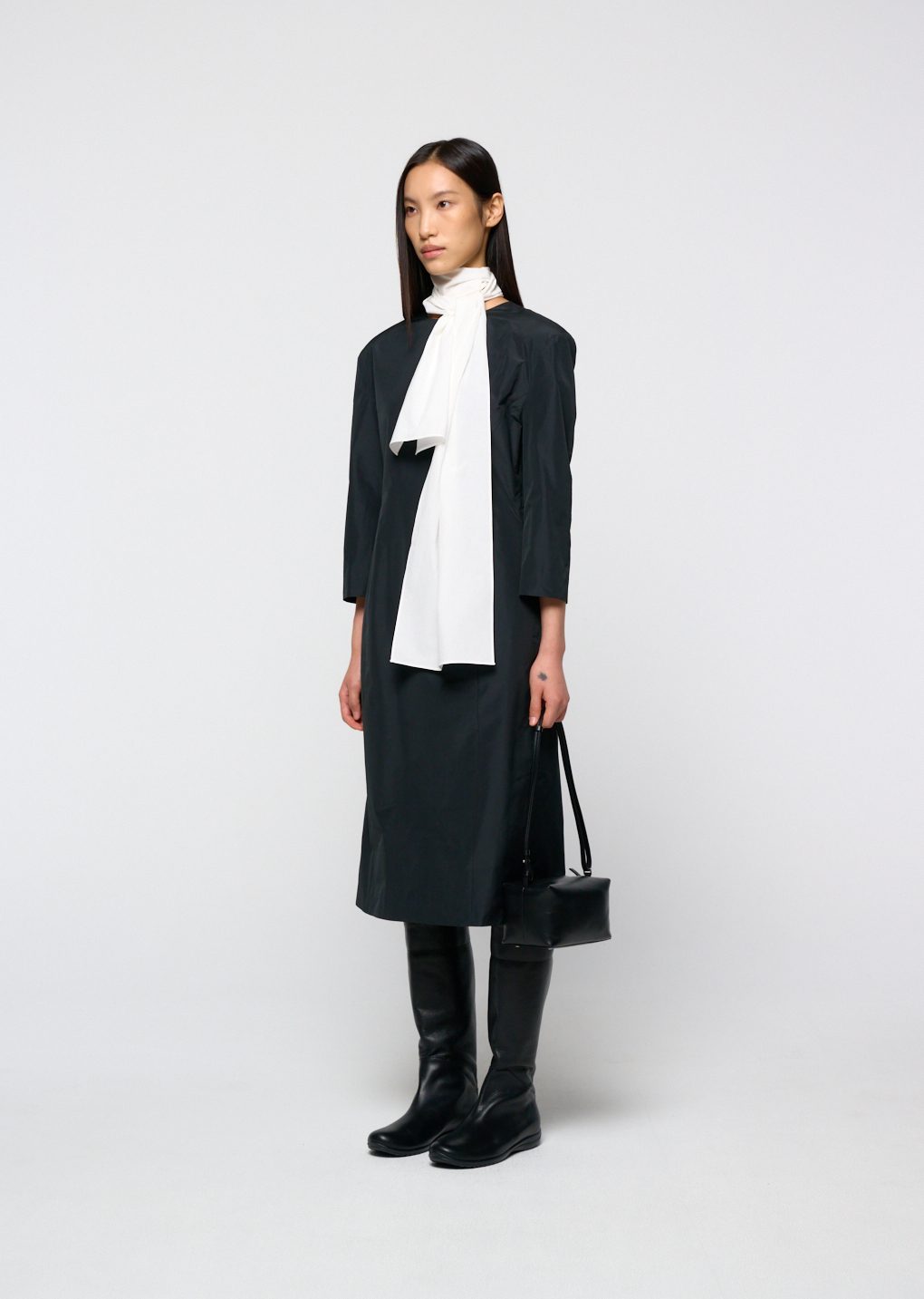 cotton scarf, white