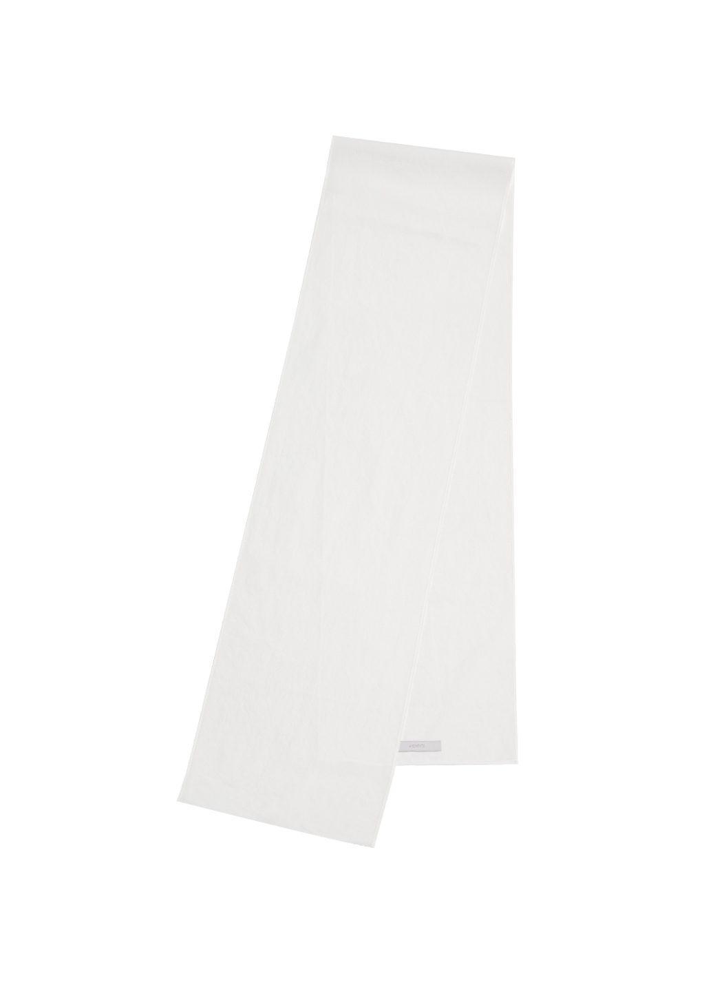 cotton scarf, white
