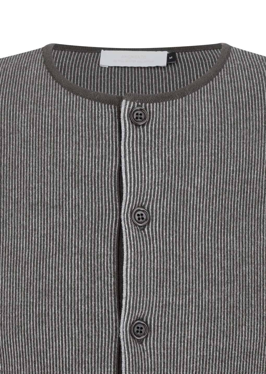 stripe button up cardigan, brown