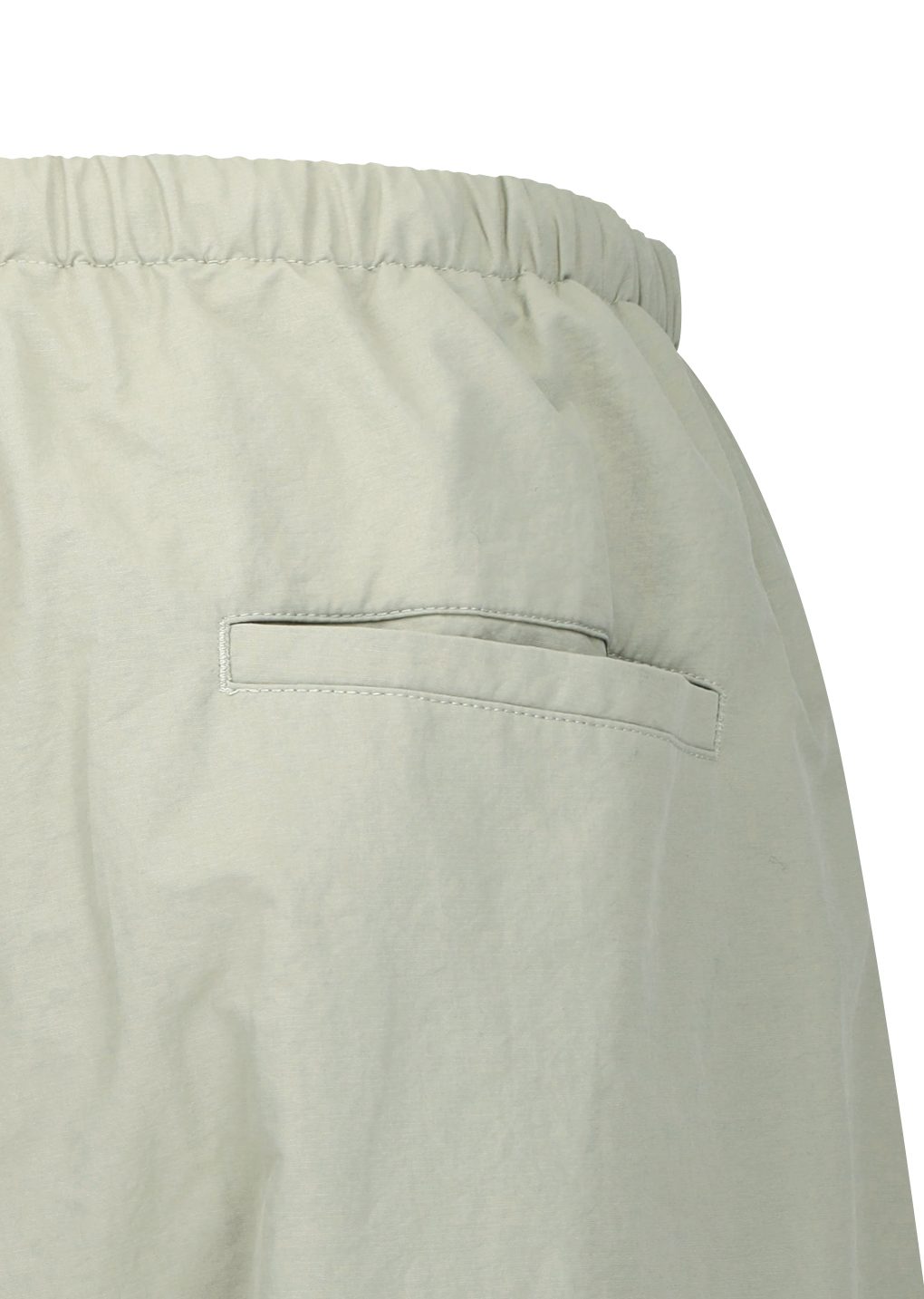 drawstring wide fatigue pants, khaki