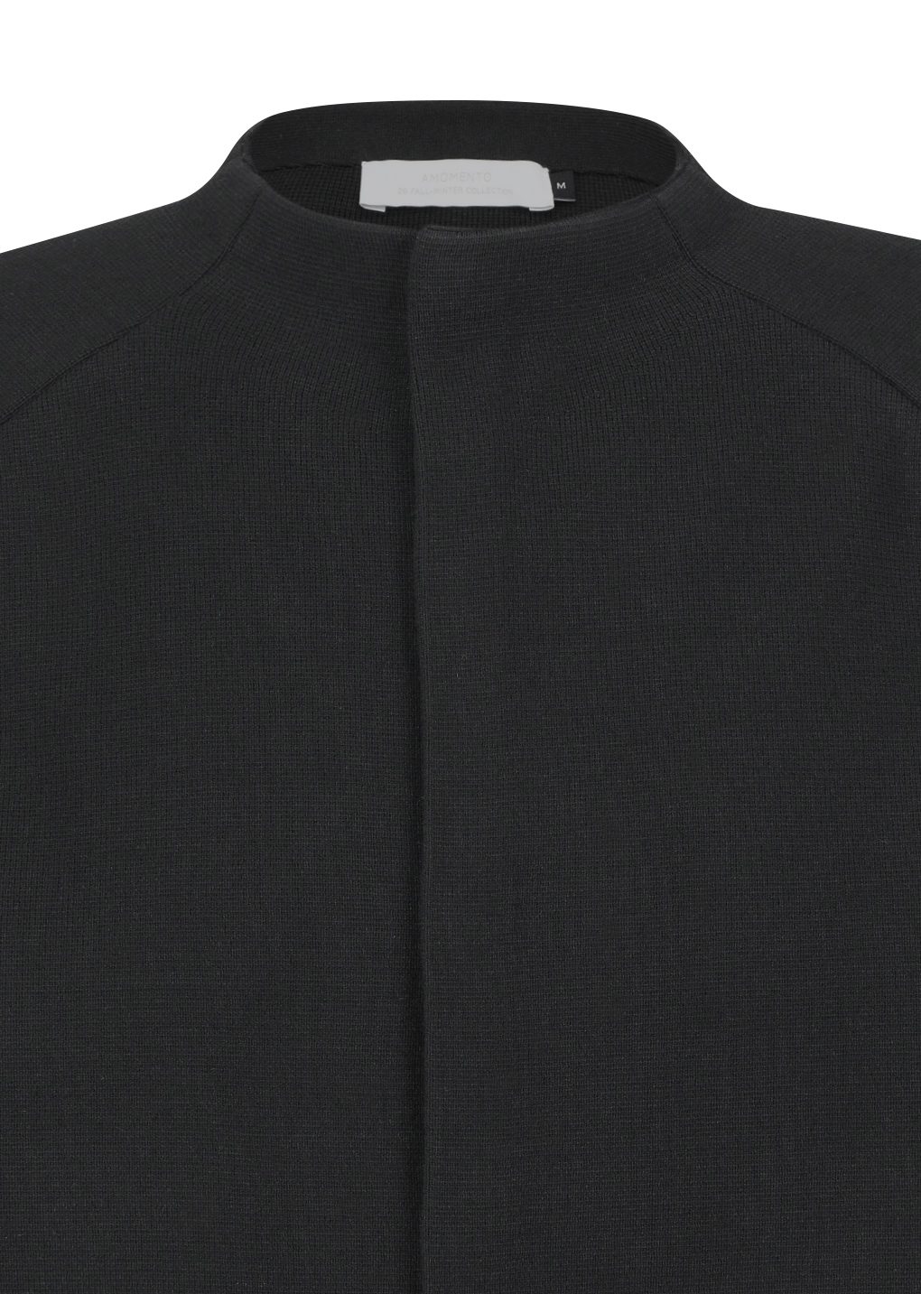 rounded sleeve cardigan, black