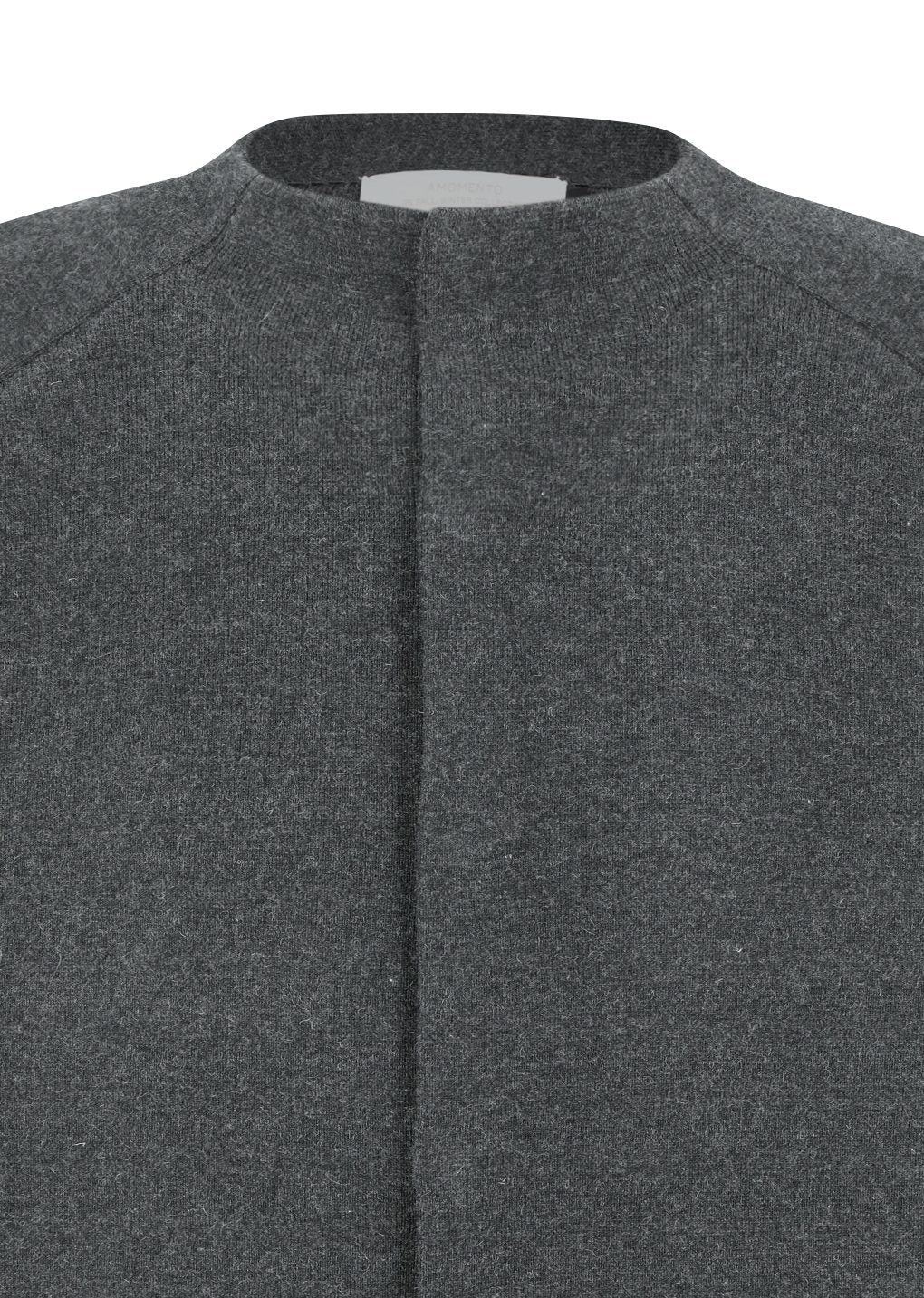 rounded sleeve cardigan, charcoal