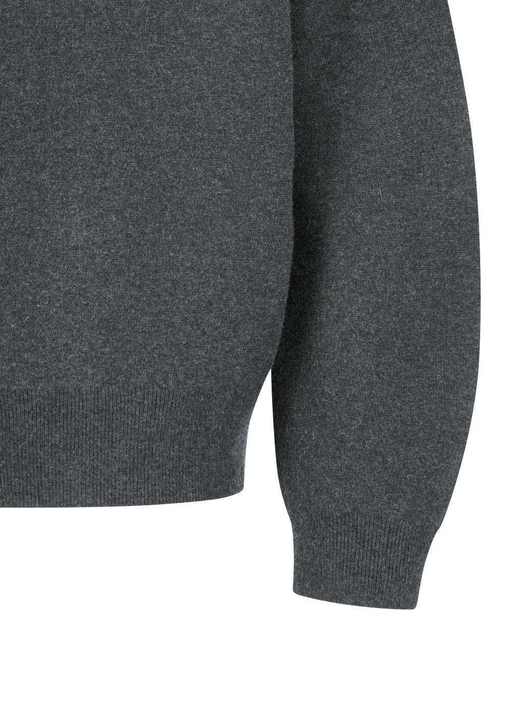 rounded sleeve cardigan, charcoal