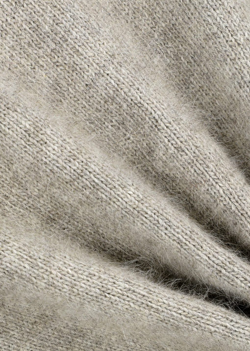 racoon hoodie knit, beige