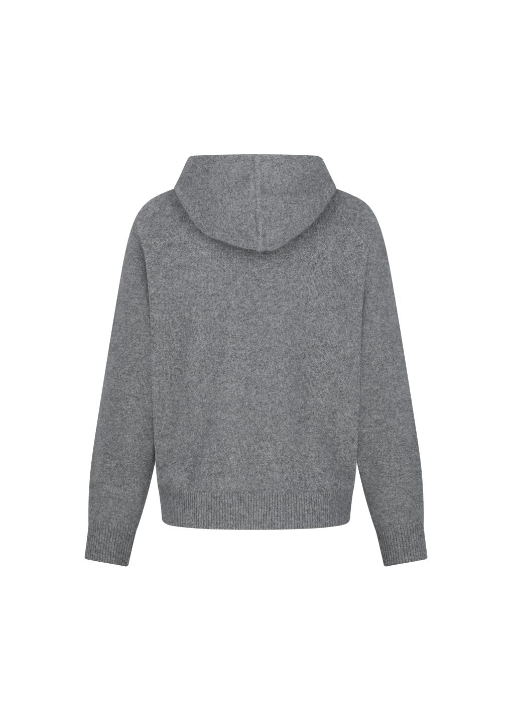racoon hoodie knit, grey