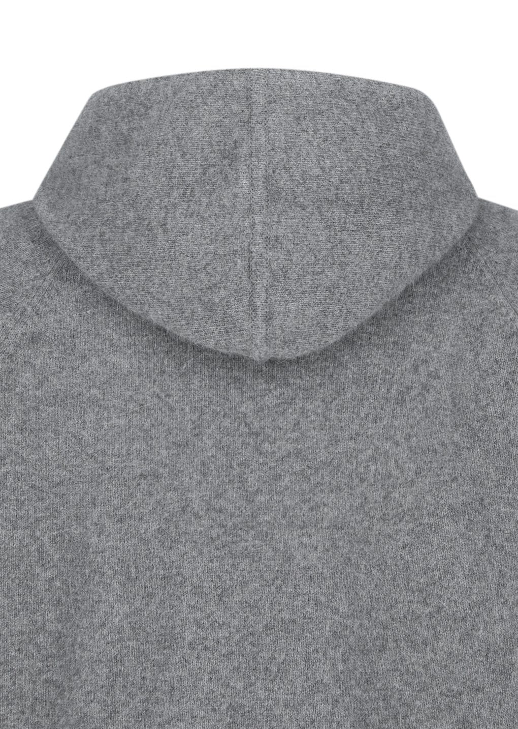 racoon hoodie knit, grey