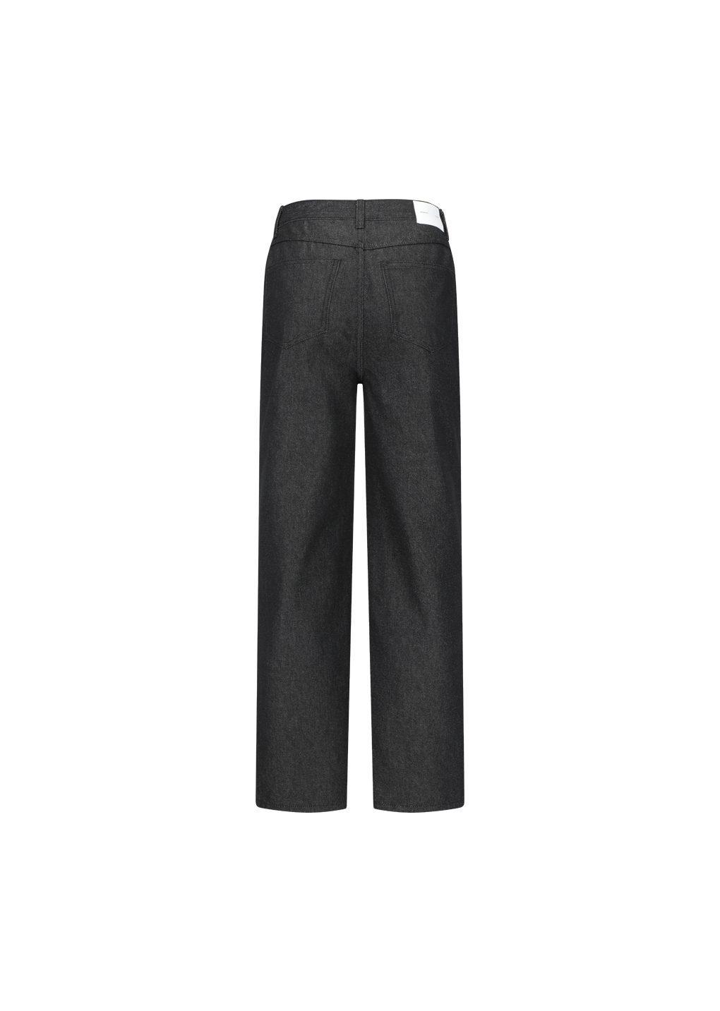 men's colored straight fit denim, black