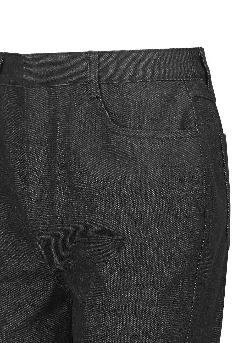 men's colored straight fit denim, black