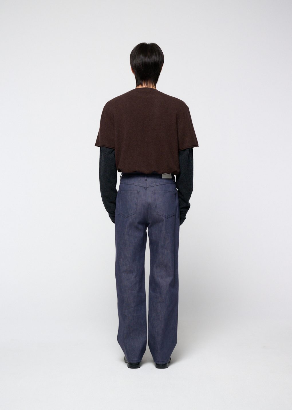 men's colored straight fit denim, blue