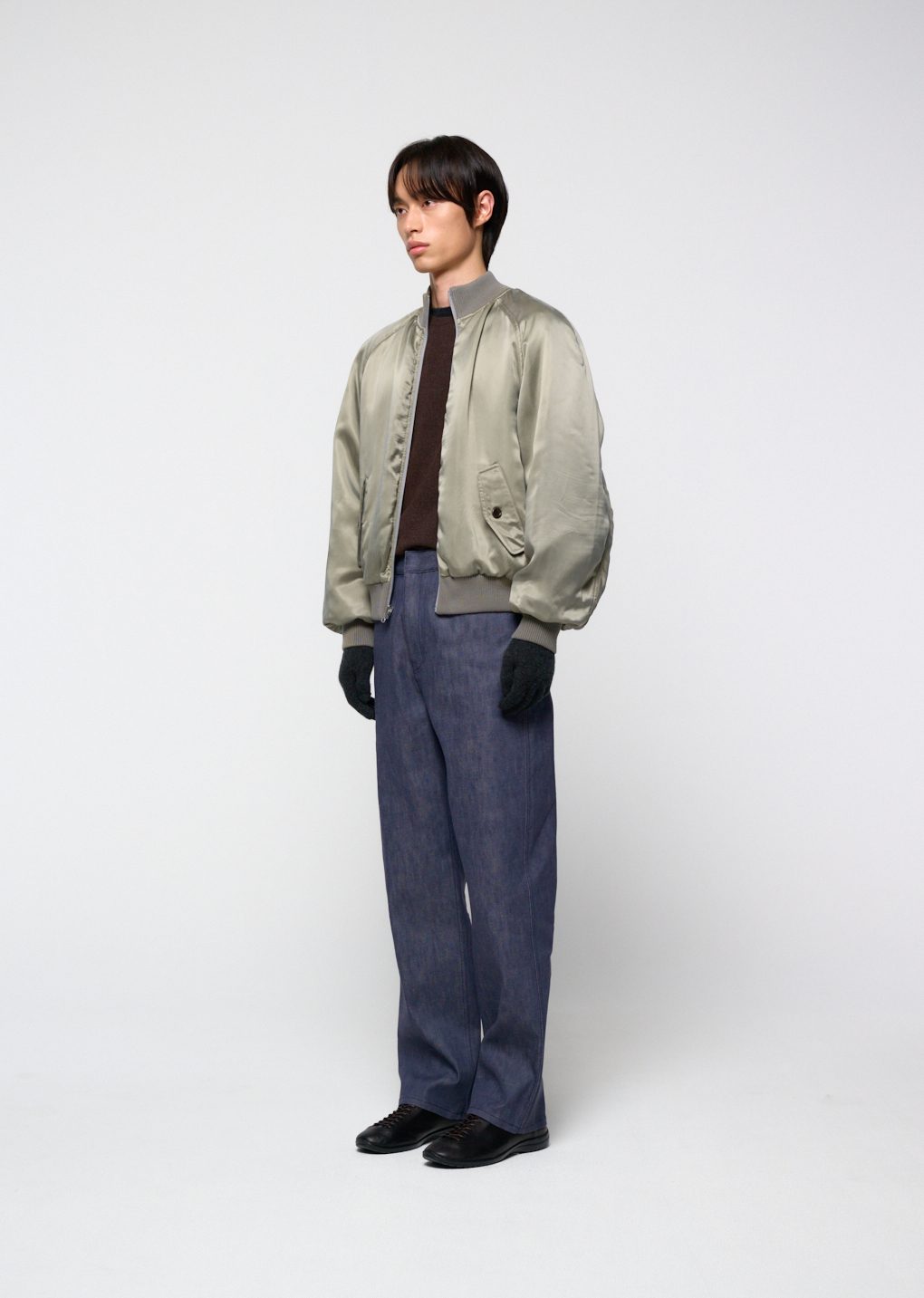 men's colored straight fit denim, blue