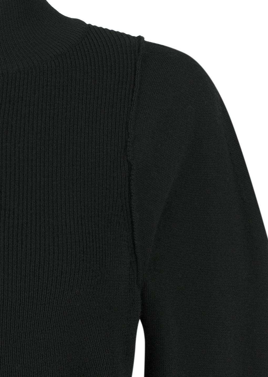 blocking button up cardigan, black