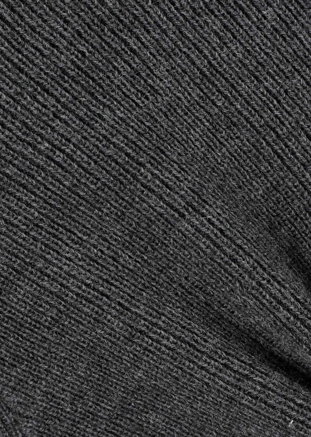 blocking button up cardigan, charcoal