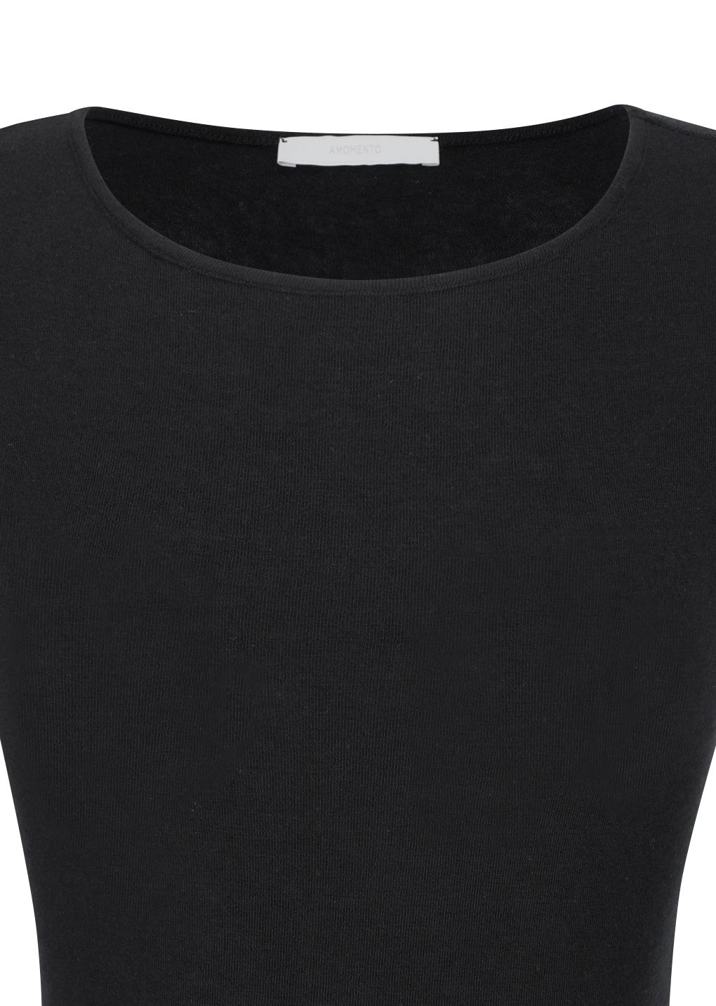 round t-shirt, black