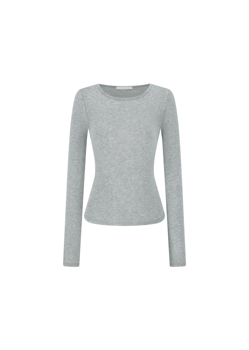 round t-shirt, grey