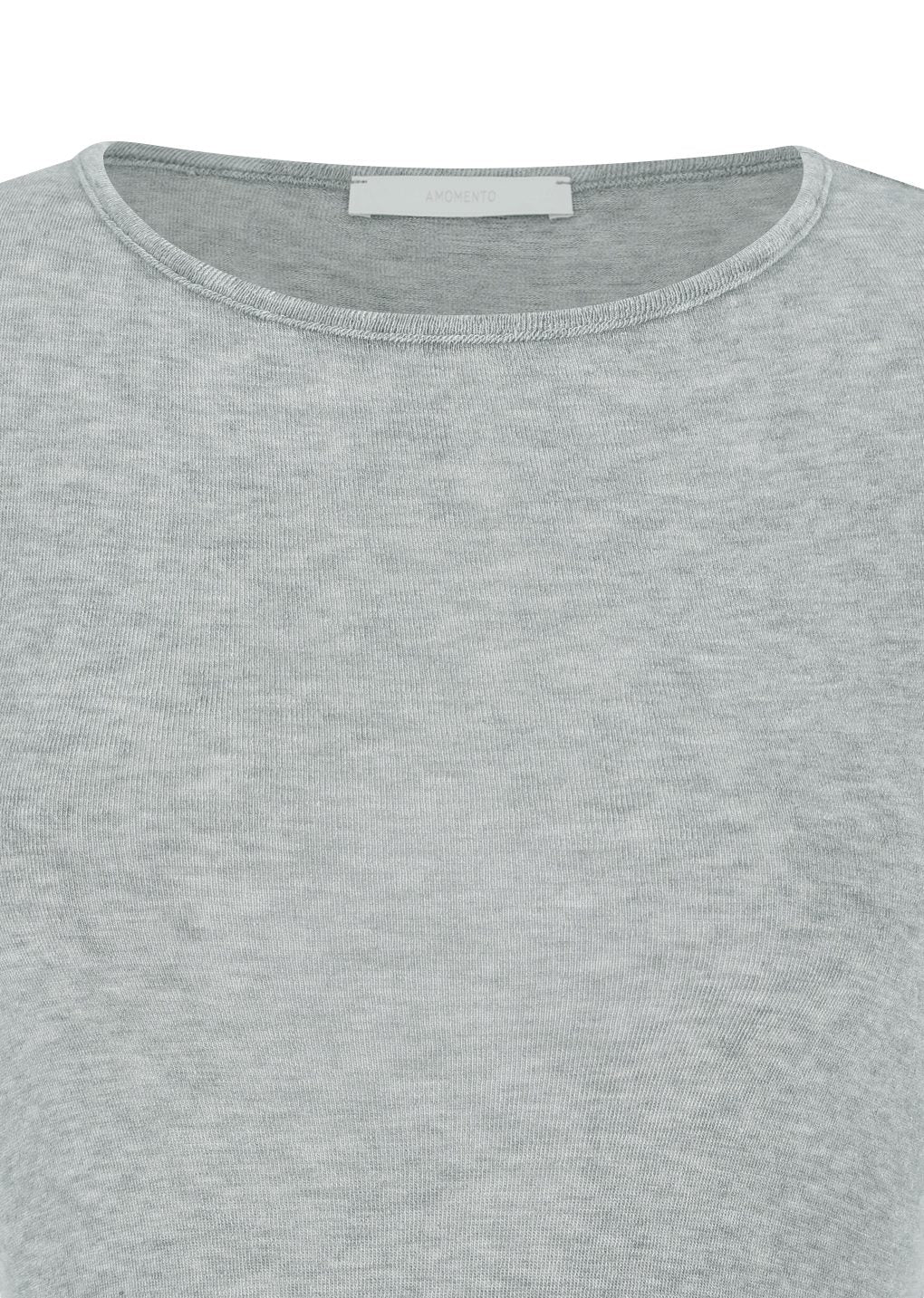 round t-shirt, grey