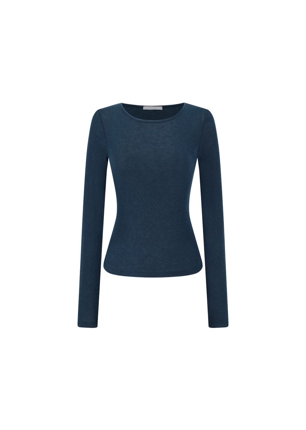 round t-shirt, navy